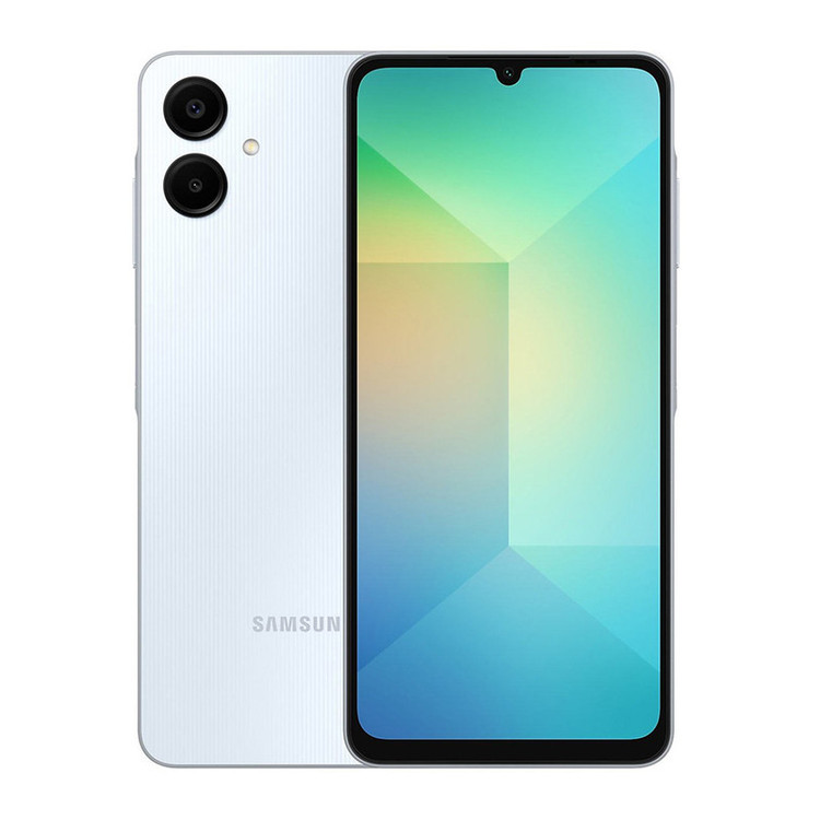 گوشی موبایل سامسونگ مدل Galaxy A06 5G دو سیم کارت 128 گیگابایت و رم 4 گیگابایت به همراه شارژر 25 وات سامسونگ