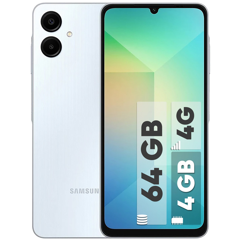 گوشی سامسونگ Galaxy A06 4G دو سیم کارت 64 گیگابایت و رم 4 گیگابایت