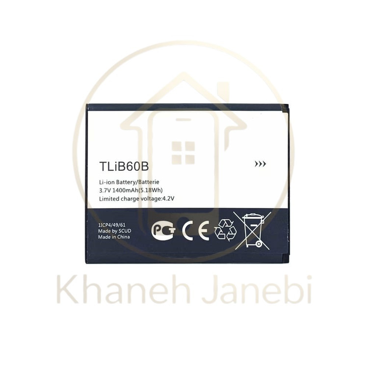 قیمت باتری اورجینال گوشی Alcatel Evolve با گارانتی خانه جانبی