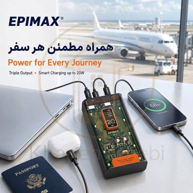 خرید پاوربانک 20هزار میلی آمپر