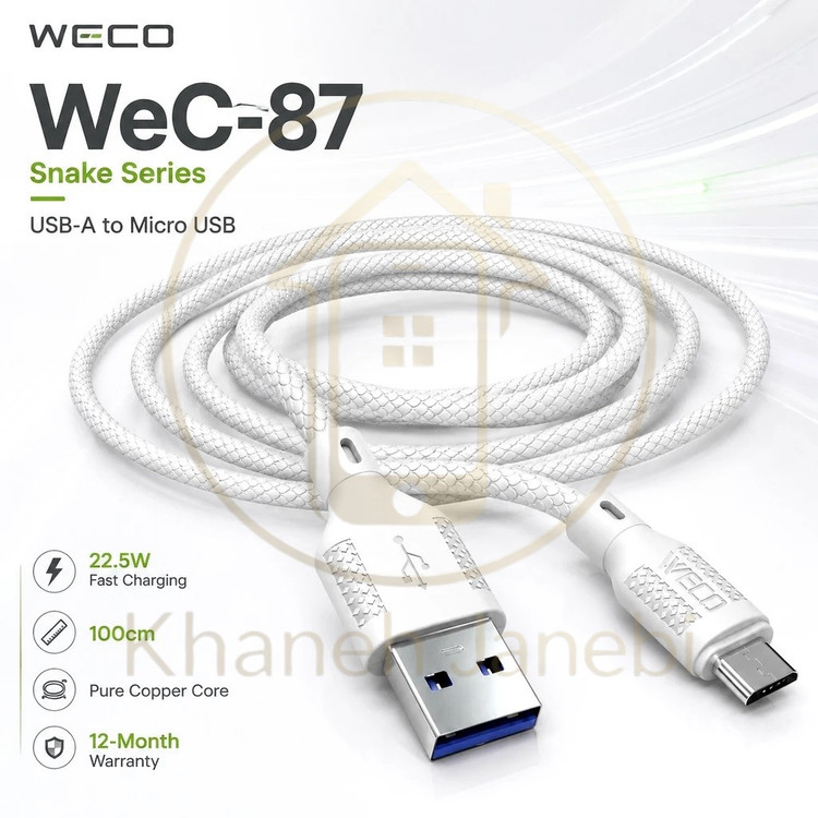 قیمت کابل شارژ ویکو WeC-87 Aquashield Micro