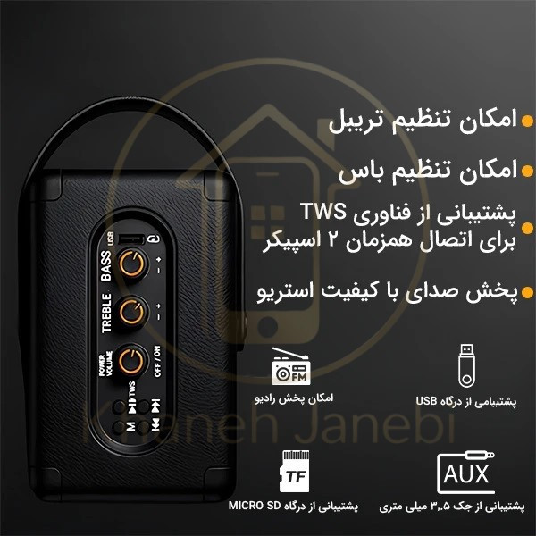 اسپیکر اپیمکس قابل حمل 40 وات ES-170