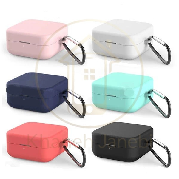 کاور محافظ سیلیکونی هندزفری Xiaomi Air 2 SE / Mi True Wireless Earphone 2 Basic Case دارای قلاب آویز