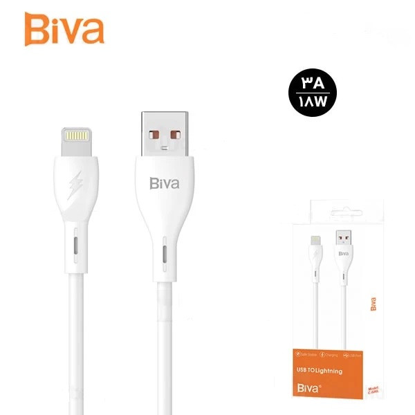 کابل لایتنینگ بیوا Biva C-026L توان 18 وات