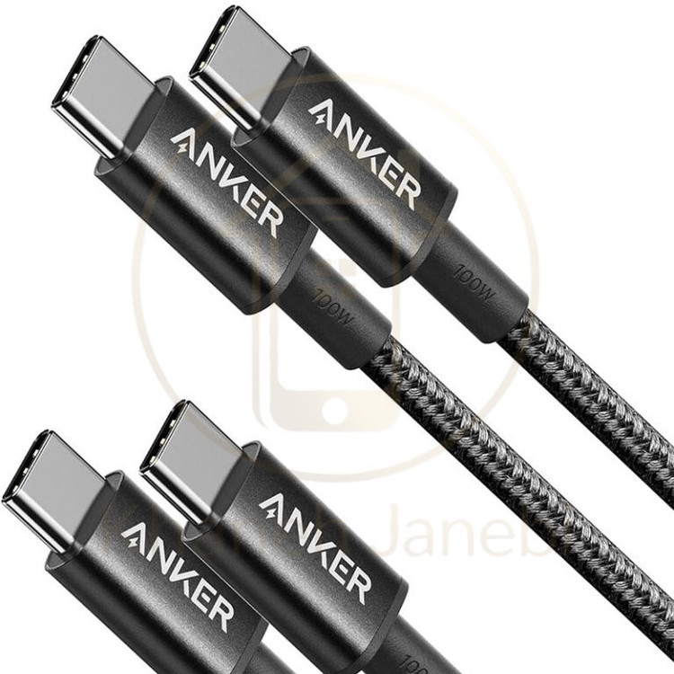 کابل شارژ دو سر تایپ سی انکر مدل ANKER A8756 100W TYPE-C PD طول 1 متر