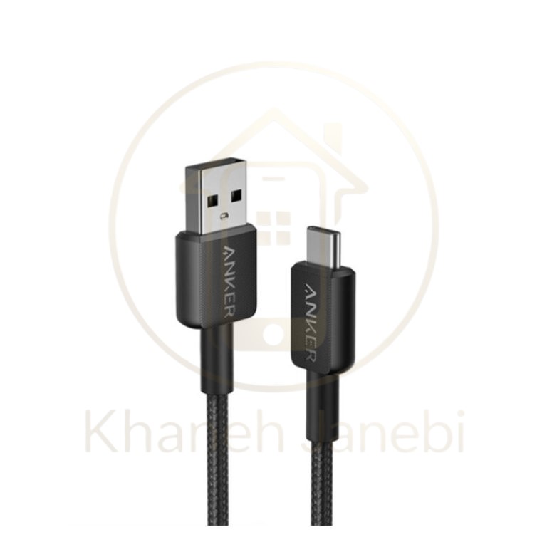 کابل شارژ تایپ سی انکر مدل ANKER A81H5 TYPE-C طول 90 سانتی متر