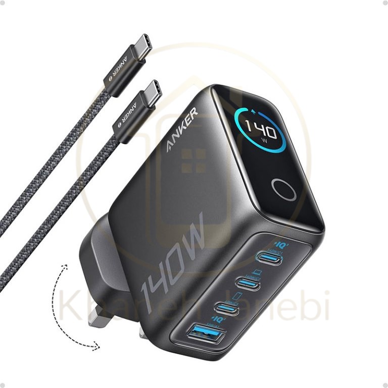 شارژر کامل انکر مدل ANKER B2697 140W