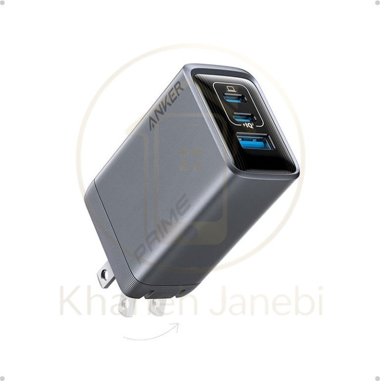 کلگی شارژر انکر مدل ANKER Prime Charger A2688 3 PORT 100W