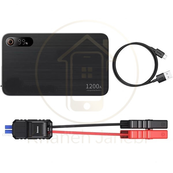 پاوربانک و جامپ استارتر خودرو 12000 میلی آمپر بیسوس Baseus CH004-2 Super Energy Pro Plus C0024570011