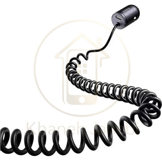 شارژر فندکی بیسوس Baseus Tiny Star Mini Car Charger C00035001121-01 توان 30 وات همراه با کابل متصل