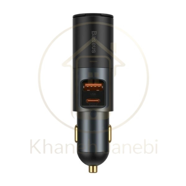 شارژر فندکی بیسوس Baseus CCBX-120C CCBT-C0G توان 120 وات