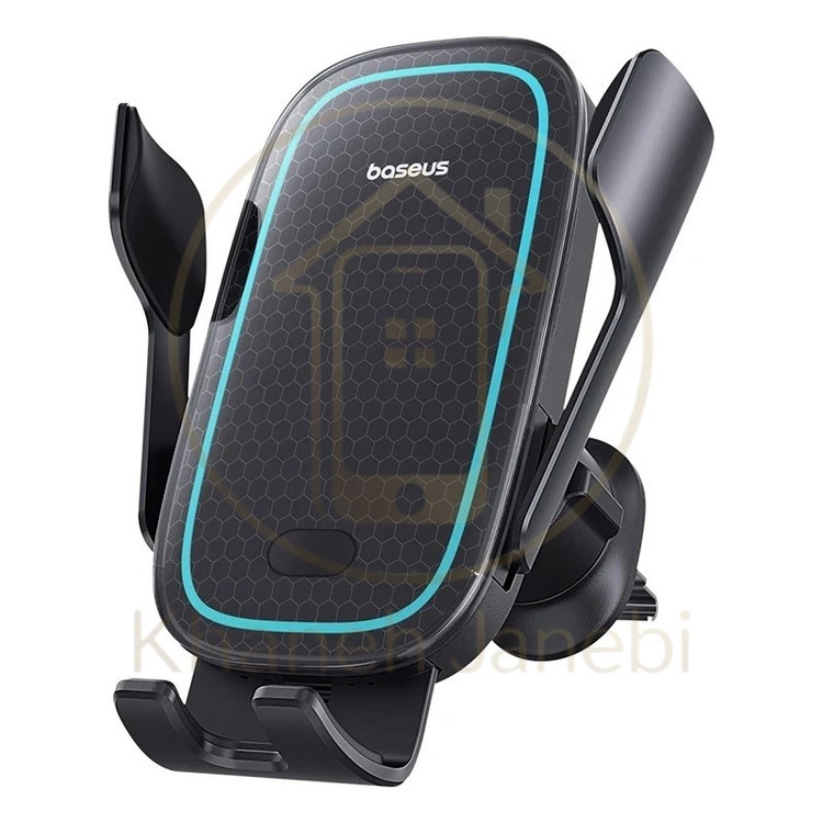 هولدر دریچه کولری و شارژر وایرلس بیسوس Baseus BS-CM023 Milky Way Pro C40357000111-00 توان 15 وات