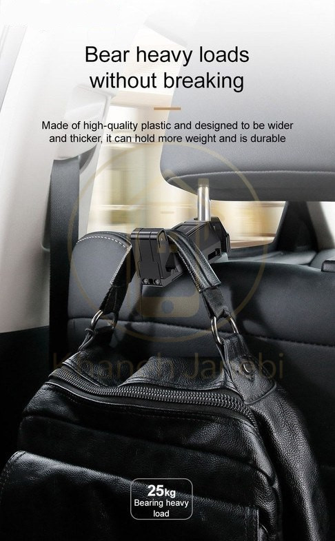 هولدر موبایل صندلی عقب ماشین بیسوس Baseus Back Seat Hook SUHZ-A01 ابعاد 4 تا 6.5 اینچ