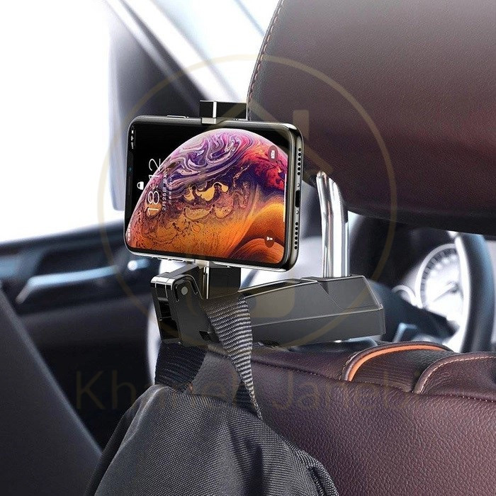 هولدر موبایل صندلی عقب ماشین بیسوس Baseus Back Seat Hook SUHZ-A01 ابعاد 4 تا 6.5 اینچ