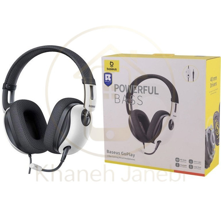 هدفون سیمی گیمینگ بیسوس Baseus GoPlay 1 Max A00181003213-00 کانکتور USB