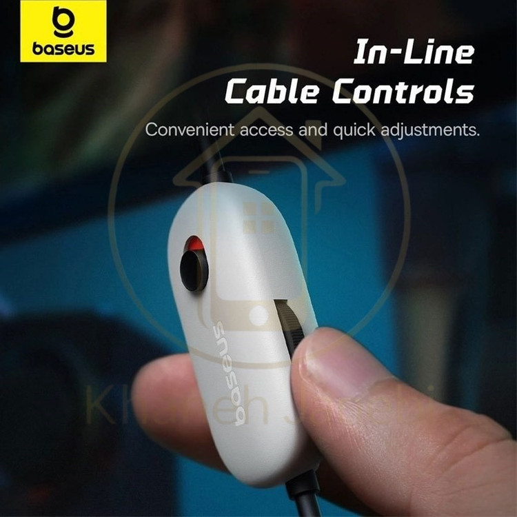هدفون سیمی گیمینگ بیسوس Baseus GoPlay 1 Max A00181003213-00 کانکتور USB