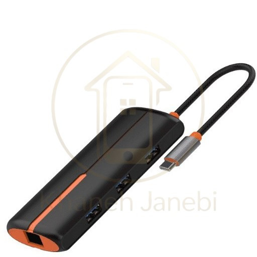 هاب 6 پورت تایپ سی الدینیو LDNIO DS-26H توان 100 وات