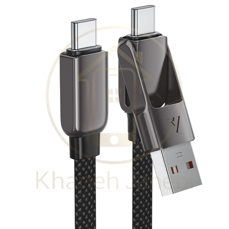 کابل Type-C به Type-C ایس فست ACEFAST C13-04 طول 1.2 متر توان 60 وات
