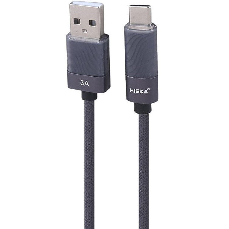 کابل تایپ سی فست شارژ 3 آمپر هیسکا LX-821AC طول 1 متر اورجینال