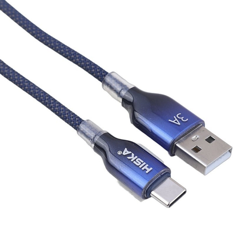 کابل تایپ سی هیسکا مدل LX-911CC ظرفیت ۶۰ وات طول ۱ متر