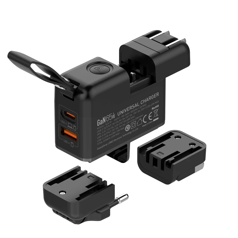 شارژر دیواری الدینیو Ldnio GaN Super Fast Charger Q2618 توان 65 وات