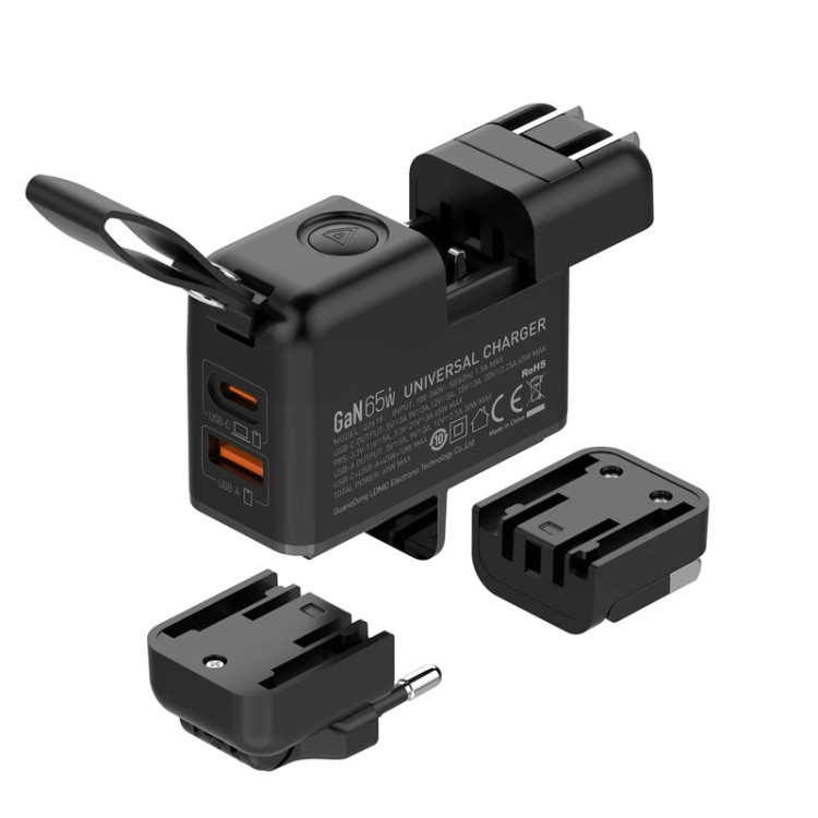 شارژر دیواری الدینیو Ldnio GaN Super Fast Charger Q2618 توان 65 وات