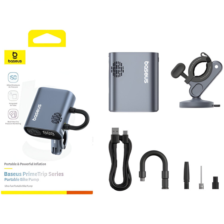 کمپرسور باد دوچرخه و موتور بیسوس Baseus C11169000121 PrimeTrip