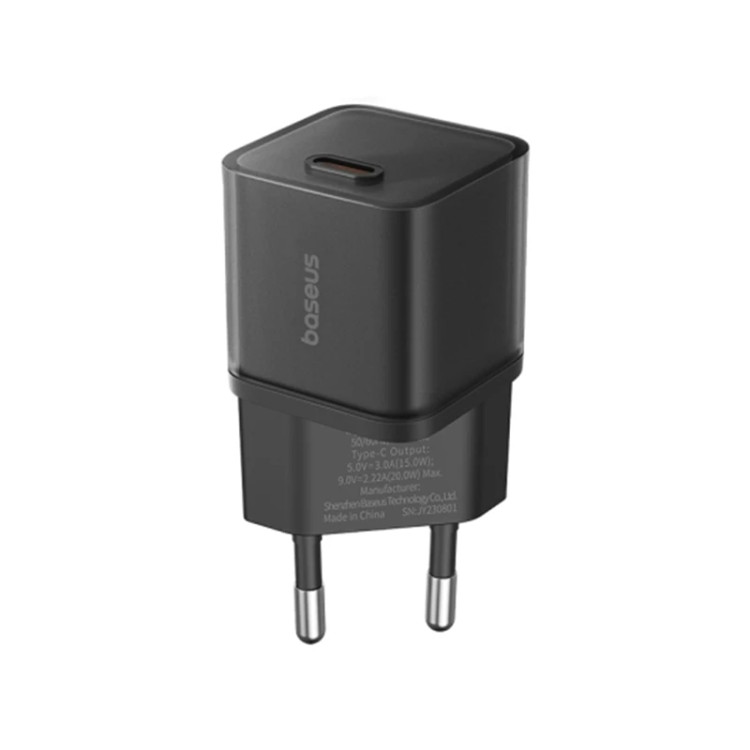 شارژر دیواری بیسوس Baseus GAN5S 1C P10162503113-00 EU توان 20 وات