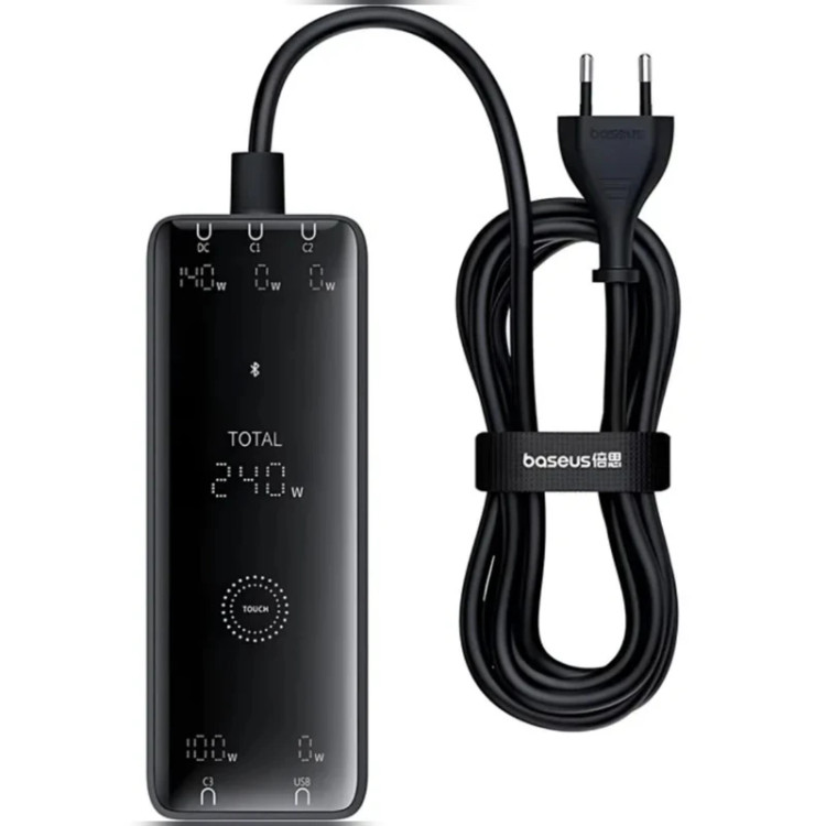 هاب شارژر 5 پورت بیسوس Baseus P10163901113 Simultaneous Charging CCGAN240CE توان 240 وات