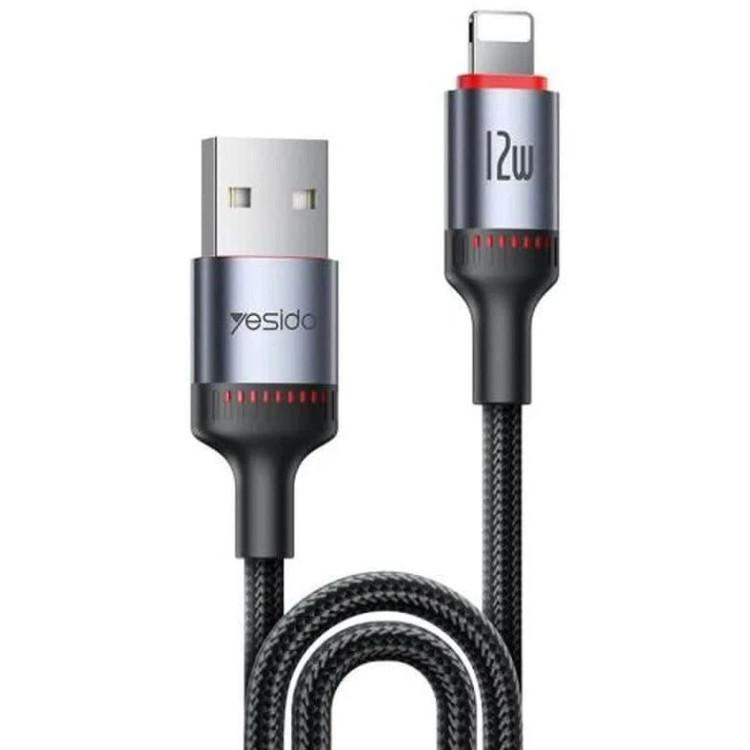 کابل تبدیل Lightning به USB یسیدو مدل DATA CABLE CA130L طول 2 متر
