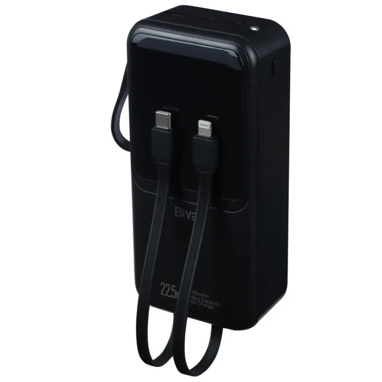 پاوربانک 30000 بیوا Biva BP-087 Power Bank توان 22.5 وات با کابل متصل