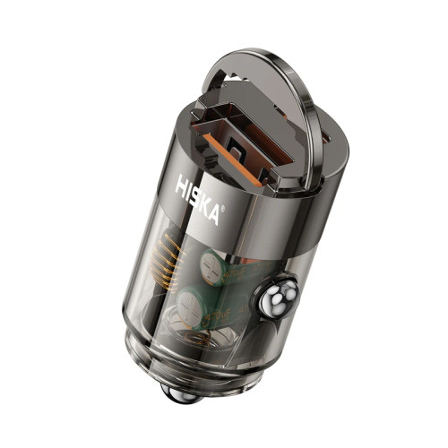 شارژر فندکي 63 وات هیسکا مدل HISKA HCC-317