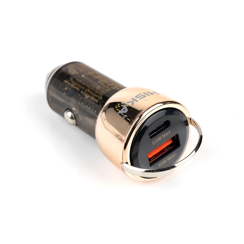شارژر فندکی 95 وات هیسکا مدل HISKA HCC-318 95W