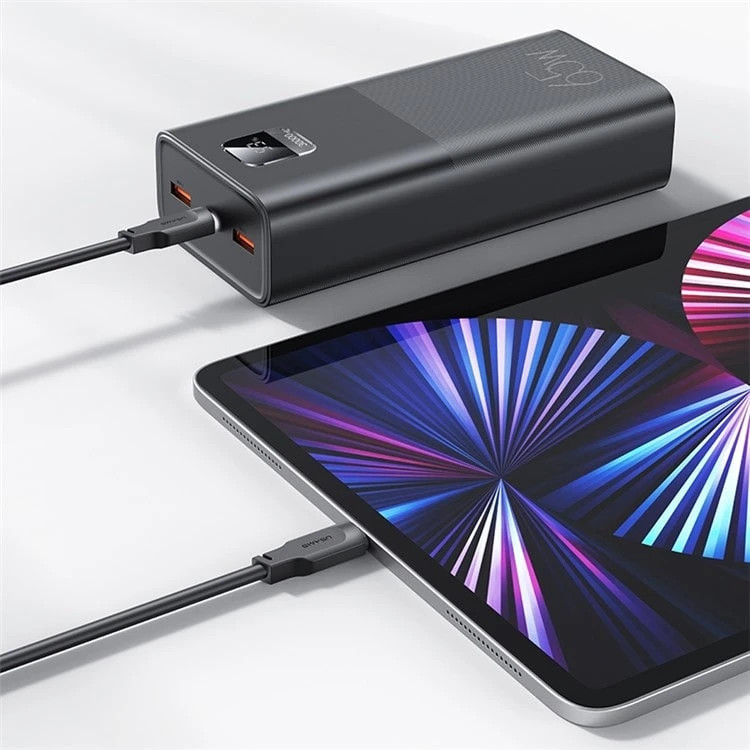 پاوربانک 30000 یوسمز USAMS US-CD185 توان 65 وات همراه با کابل