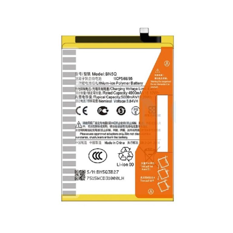 باتری اورجینال شیائومی Xiaomi Poco C65 / POCO M6 / REDMI 13C مدل BN5Q با گارانتی 6 ماهه