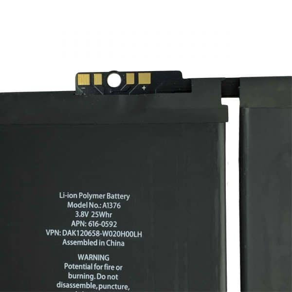 باتری آیپد Ipad 2 با کد فنی A1376