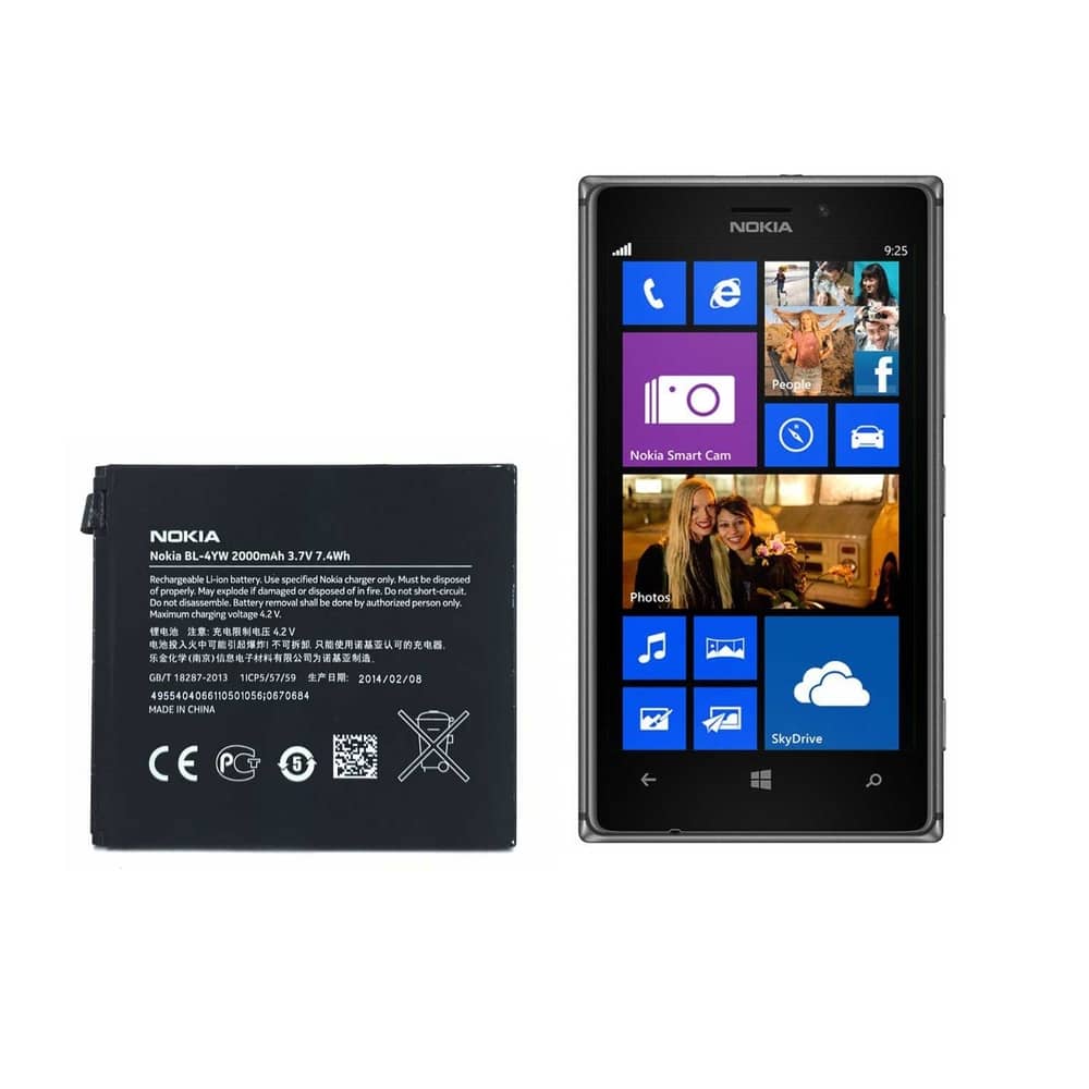 باتری گوشی نوکیا Lumia 925 با کد فنی BL-4YW