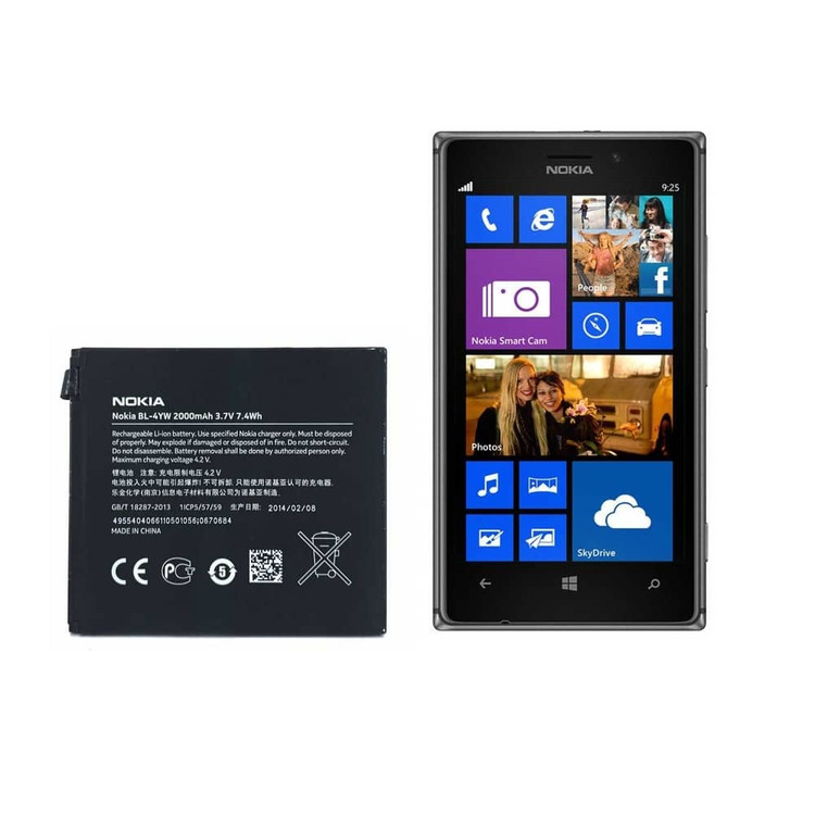 باتری گوشی نوکیا Lumia 925 با کد فنی BL-4YW