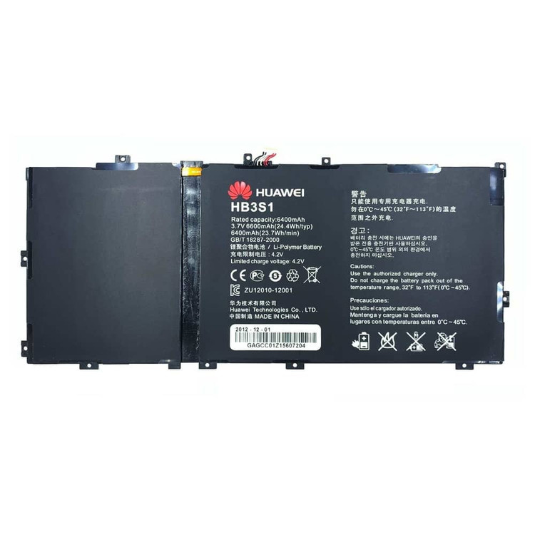 باتری تبلت هواوی MediaPad 10 FHD با کد فنی HB3S1