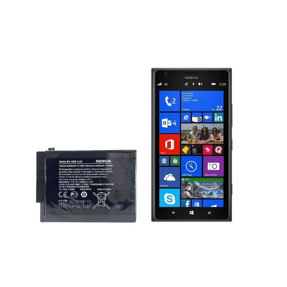 باتری گوشی نوکیا Lumia 1520 با کد فنی BV-4BW
