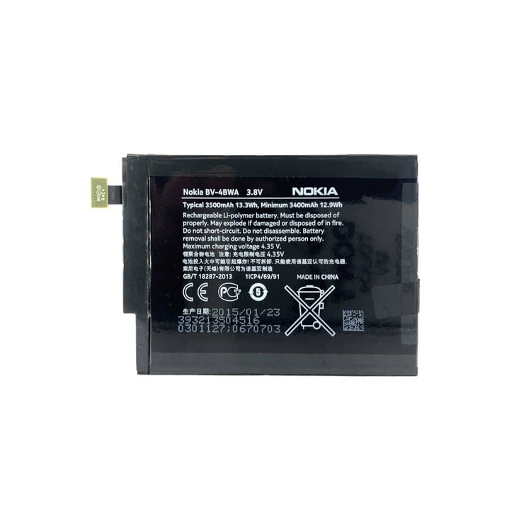 باتری گوشی نوکیا Lumia 1520 با کد فنی BV-4BW