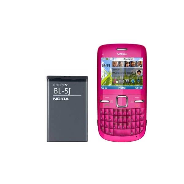 باتری گوشی نوکیا C3 با کدفنی BL-5J
