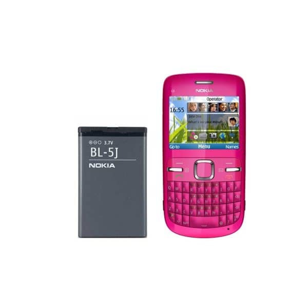 باتری گوشی نوکیا C3 با کدفنی BL-5J