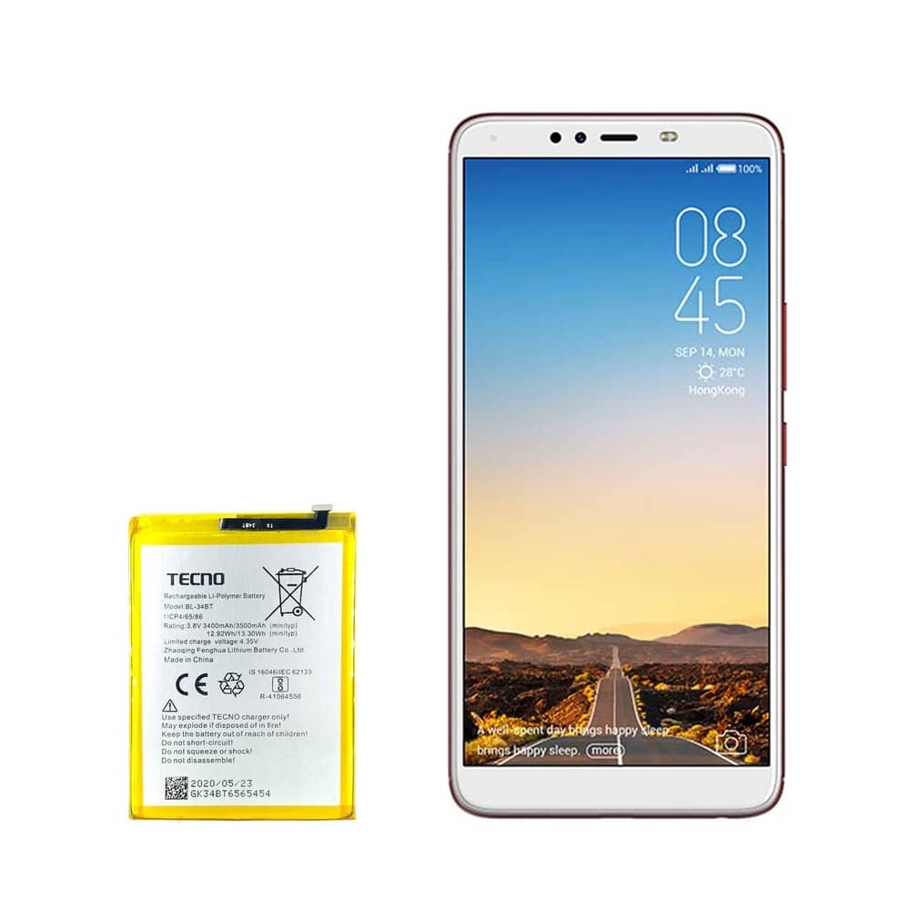 باتری گوشی تکنو Tecno Spark 2