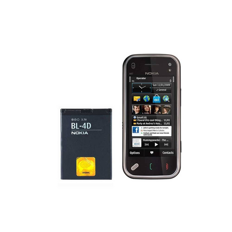 باتری گوشی نوکیا N97 mini با کدفنی BL-4D