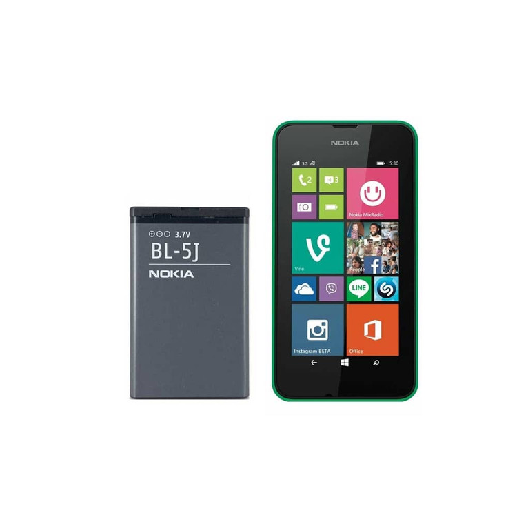 باتری گوشی نوکیا Lumia 530 با کد فنی BL-5J