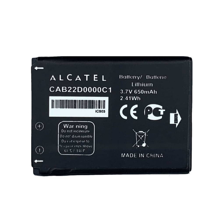 باتری مودم الکاتل Alcatel One Touch 665 با کد فنی CAB22D0000C1