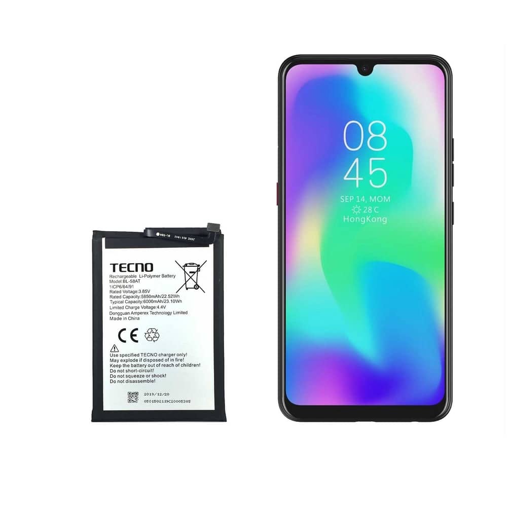 باتری گوشی تکنو Tecno Pouvoir 3 Plus