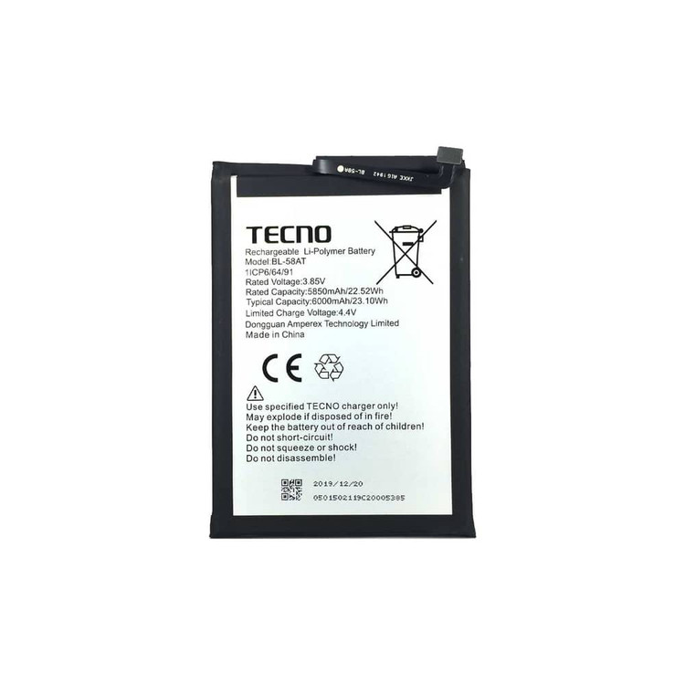 باتری گوشی تکنو Tecno Pouvoir 3 Plus