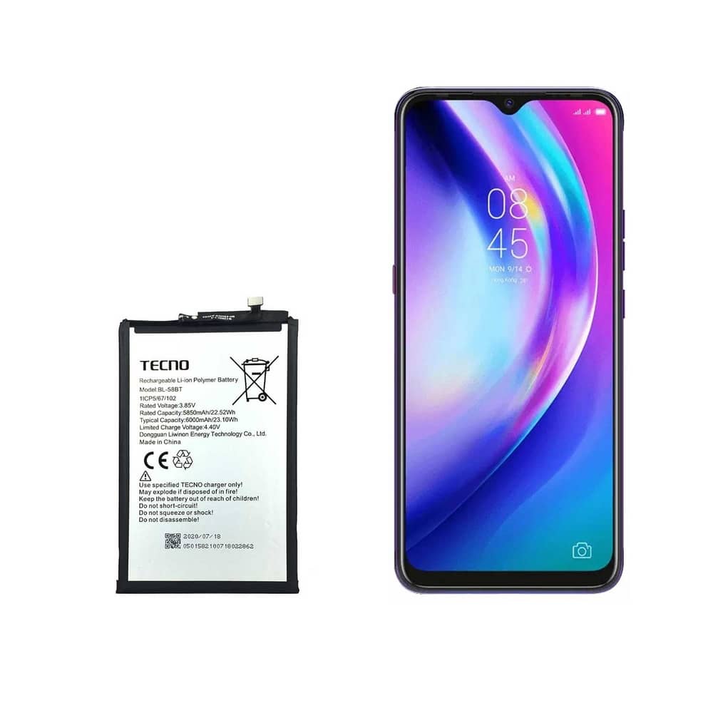 باتری گوشی تکنو Tecno Pouvoir 4 Pro